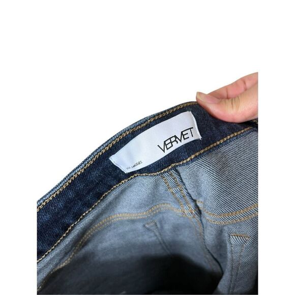 Vervet Amber Mid Rise Skinny‎ Jeans Dark Wash size 32 NWT - Picture 8 of 9